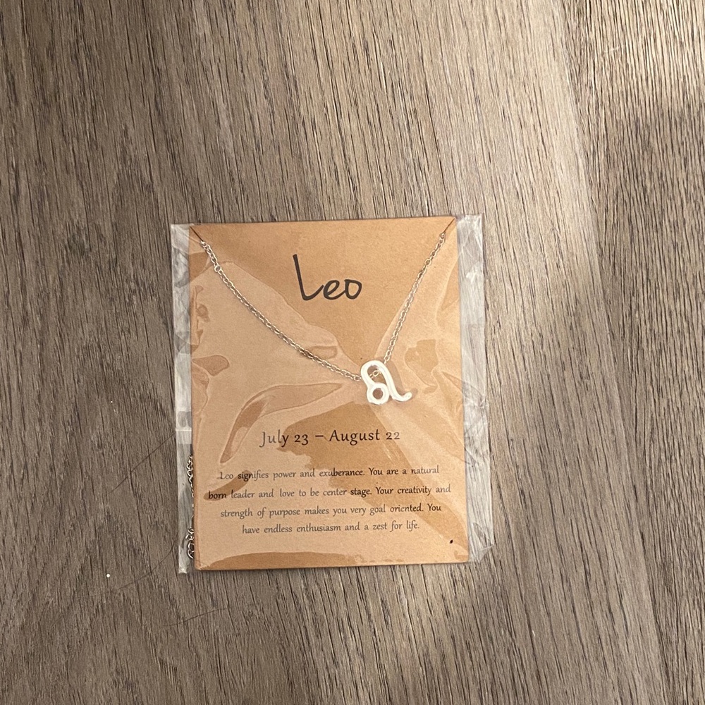 Amazon Silver Leo Necklace